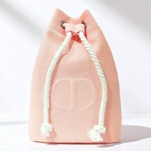 Dior Soft Pink Canvas Backpack